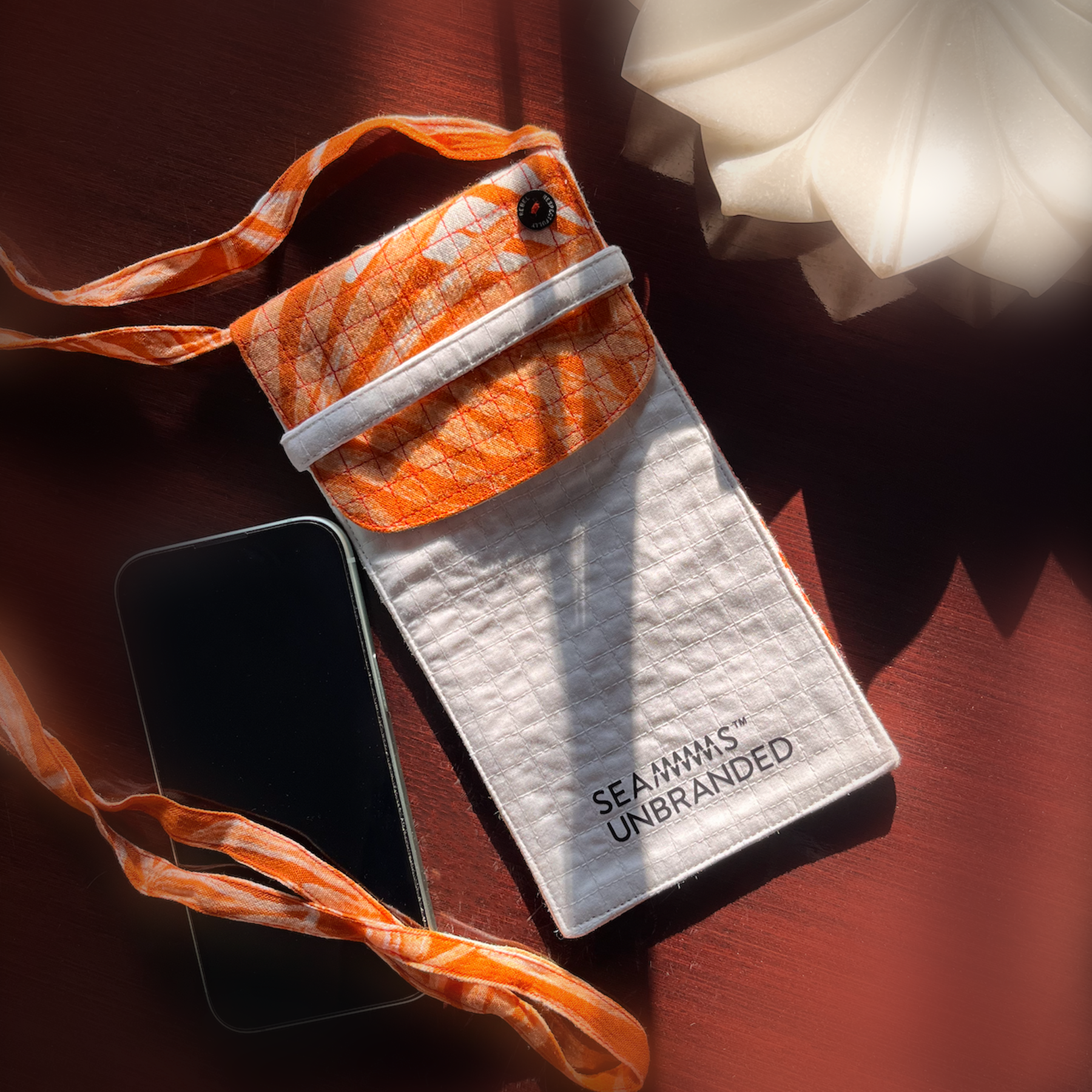 Buy handmade eco phone pouch