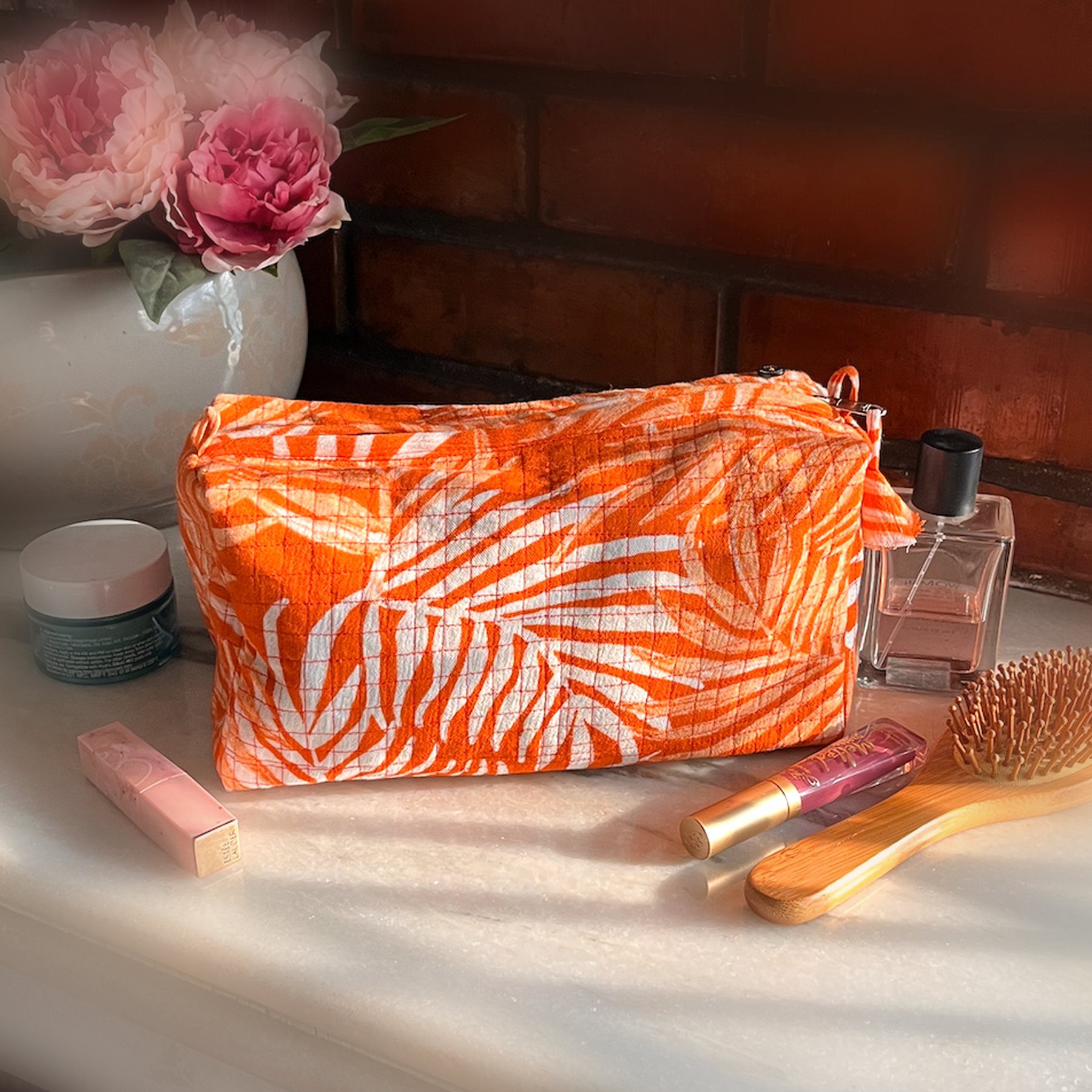 Sustainable toiletry pouch