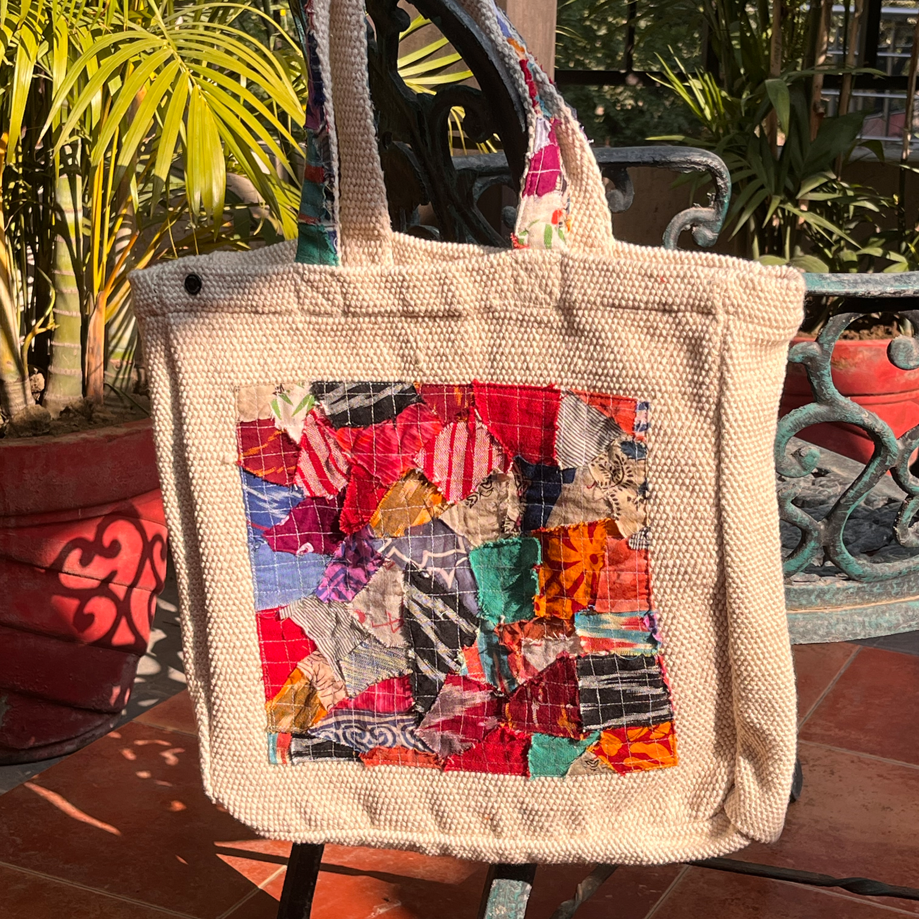 Buy sustainable handloom lunch bag