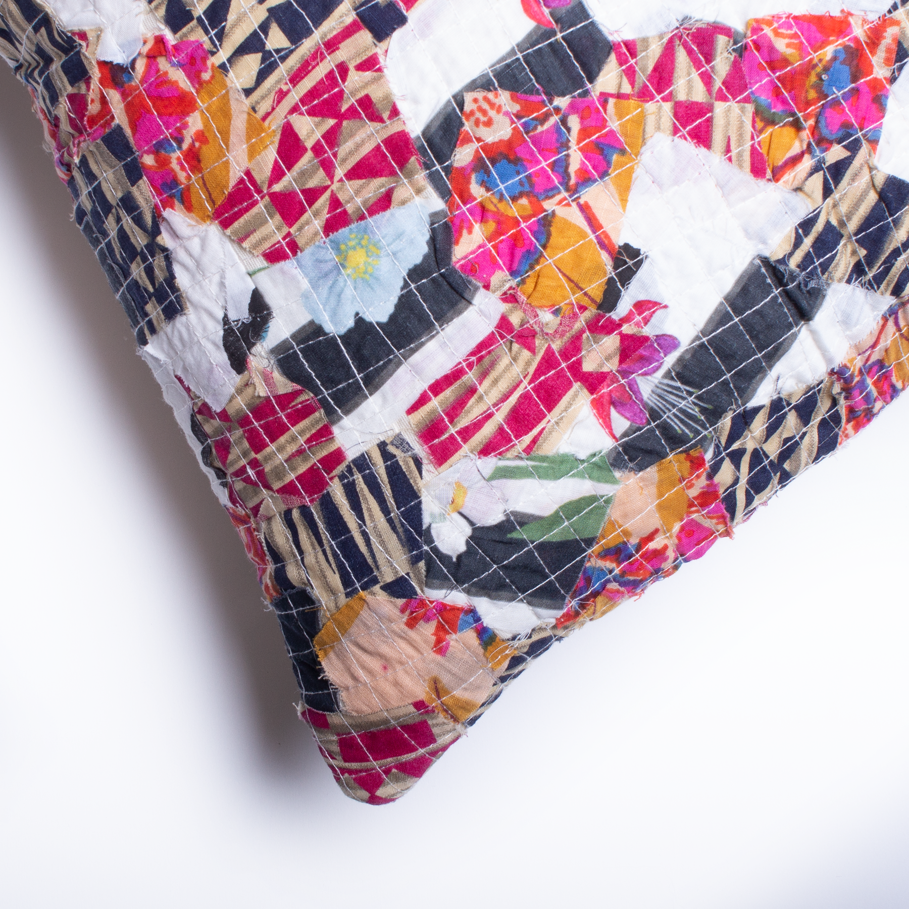 Shop cushion cover made from offcuts