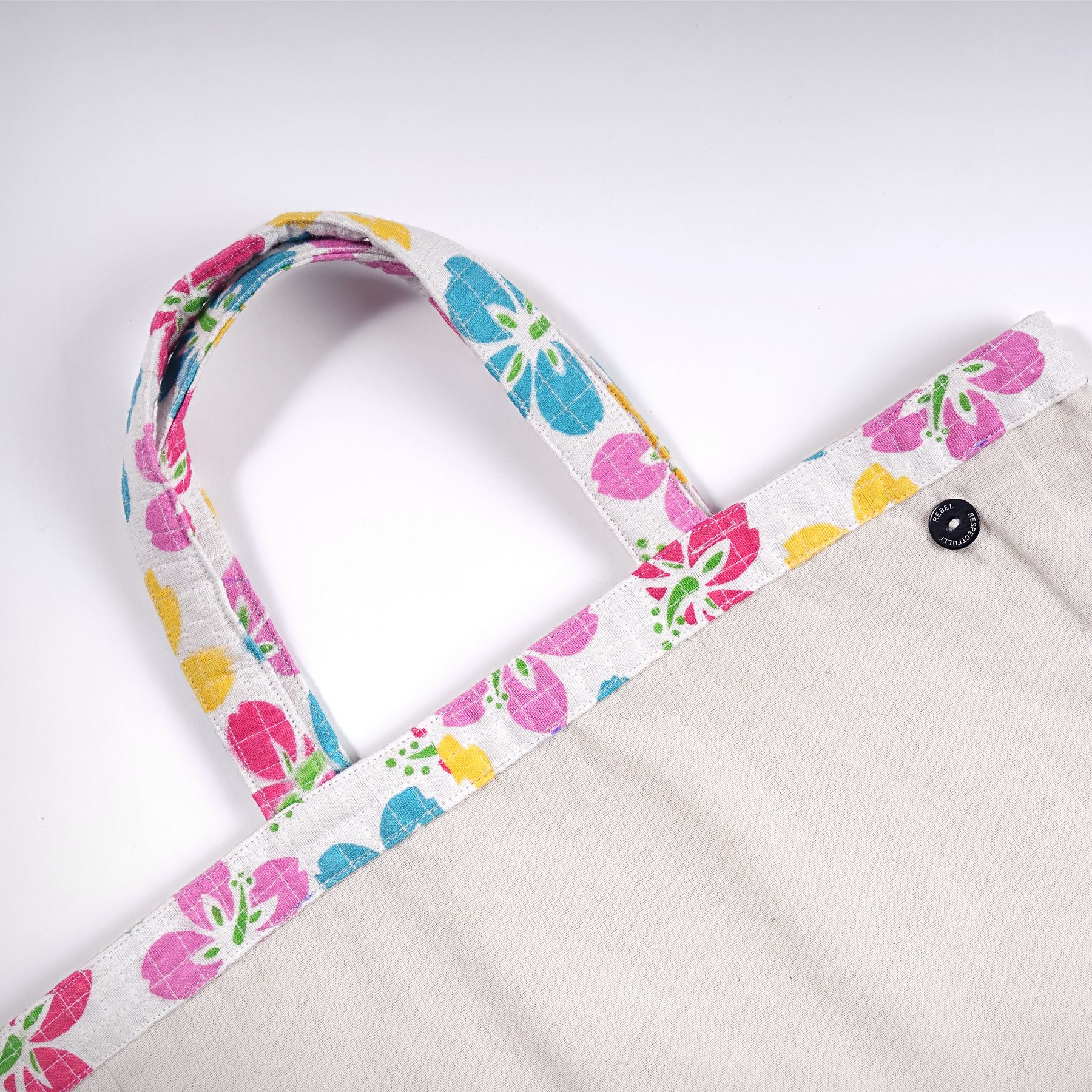 Shop upcycled fabric jhola
