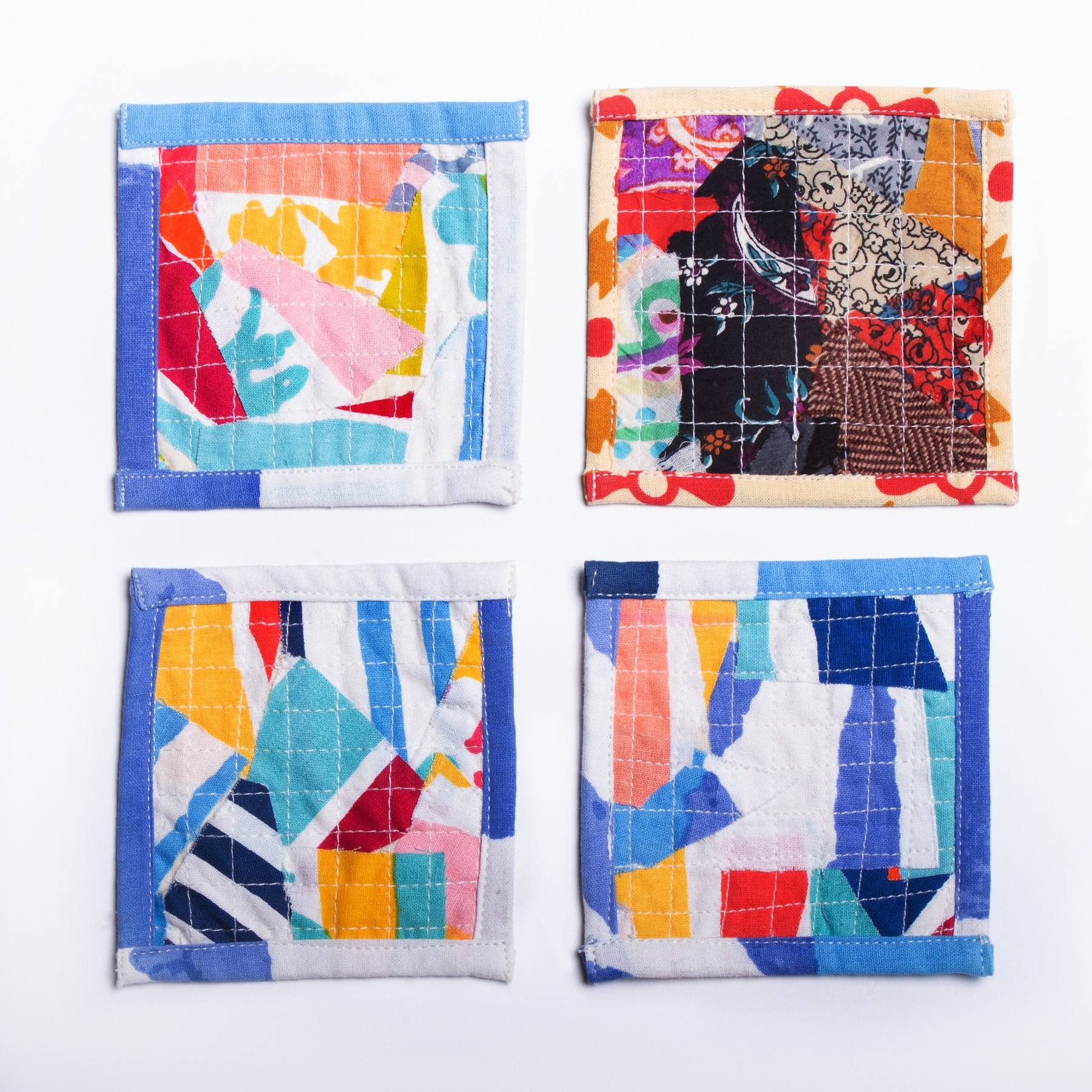 Order natural fabric table coasters