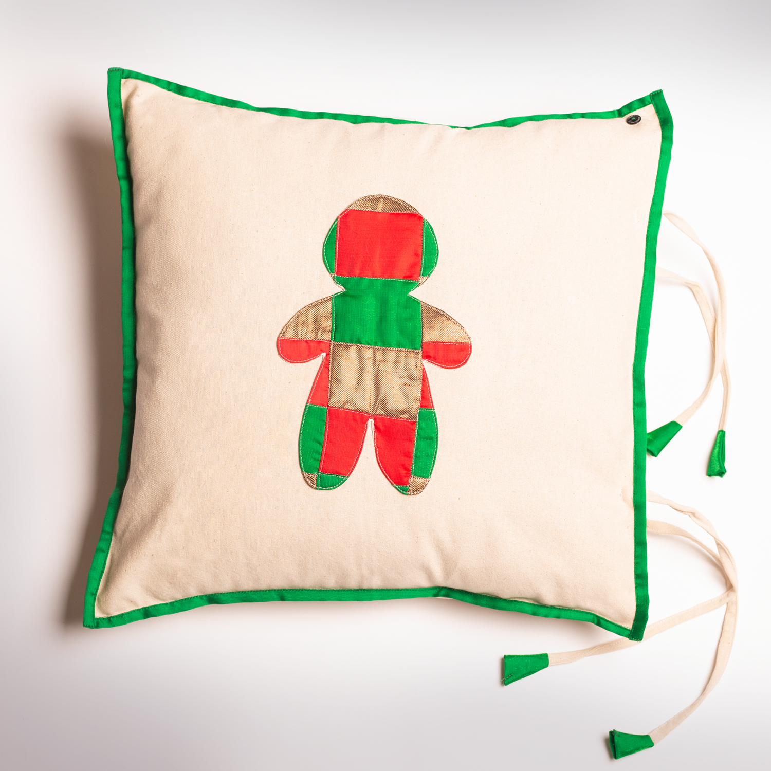 Xmas Cushion Cover (Gingerbread Man)