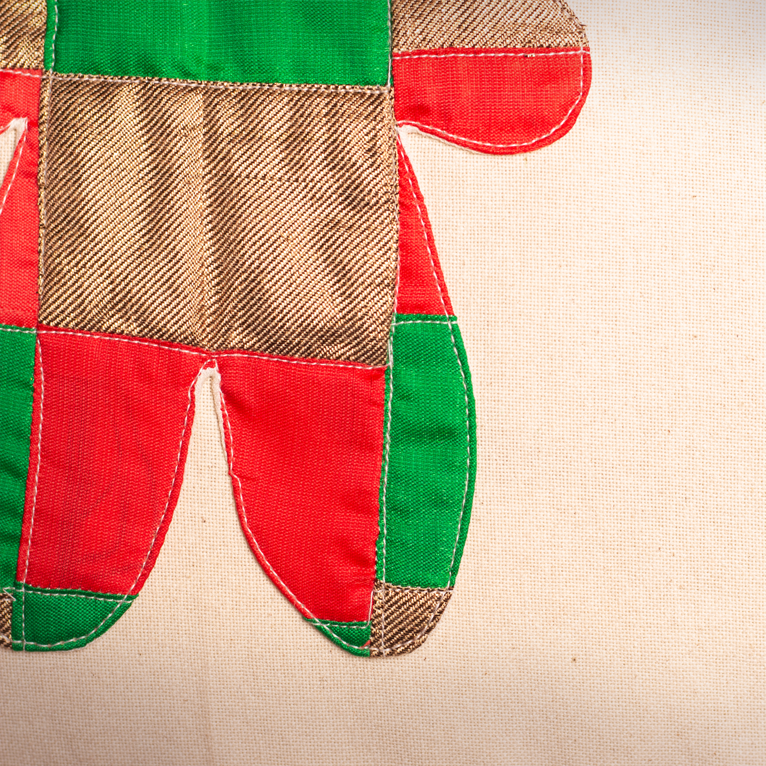 Xmas Cushion Cover (Gingerbread Man)