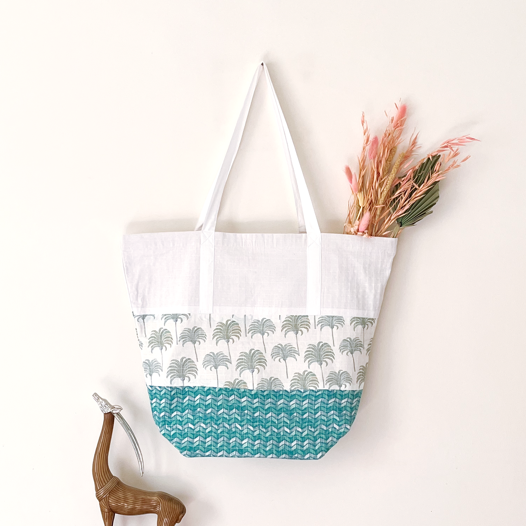 Market Tote Blue