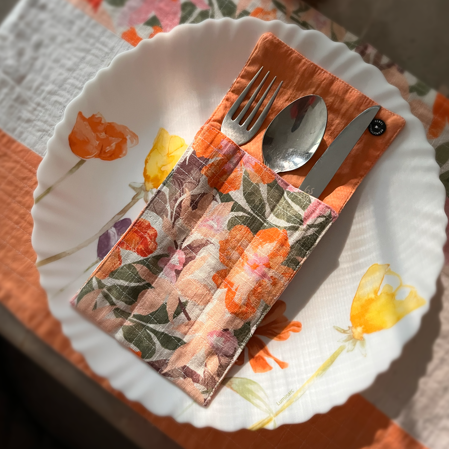 Cutlery Pockets Blue