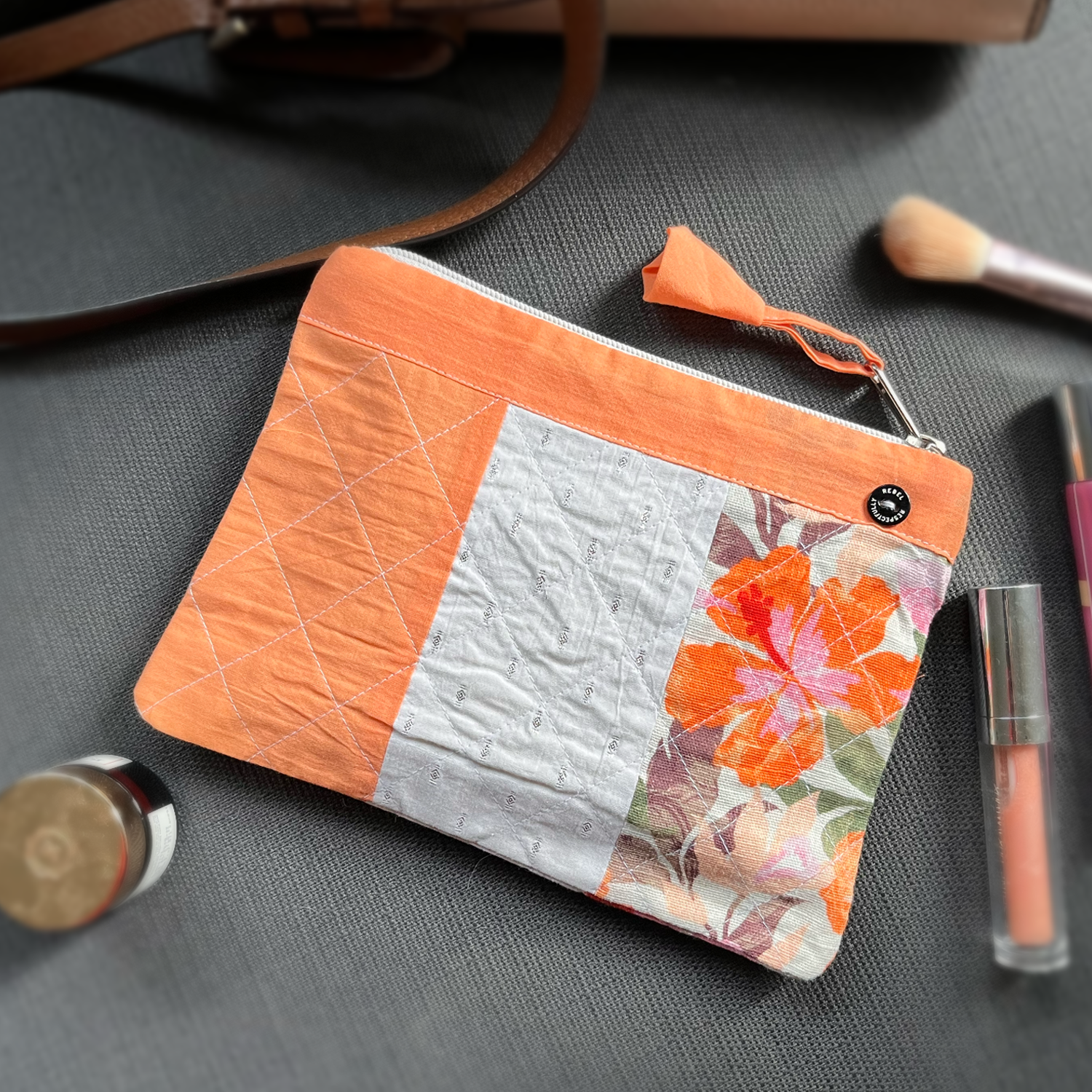 Handy Make up Pouch Orange