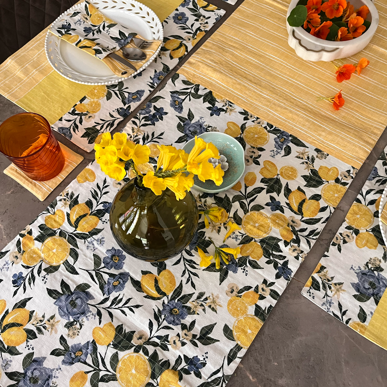 Table Runner Yellow